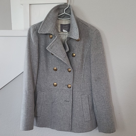 12/15 JCREW PEACOAT - Picture 2 of 4